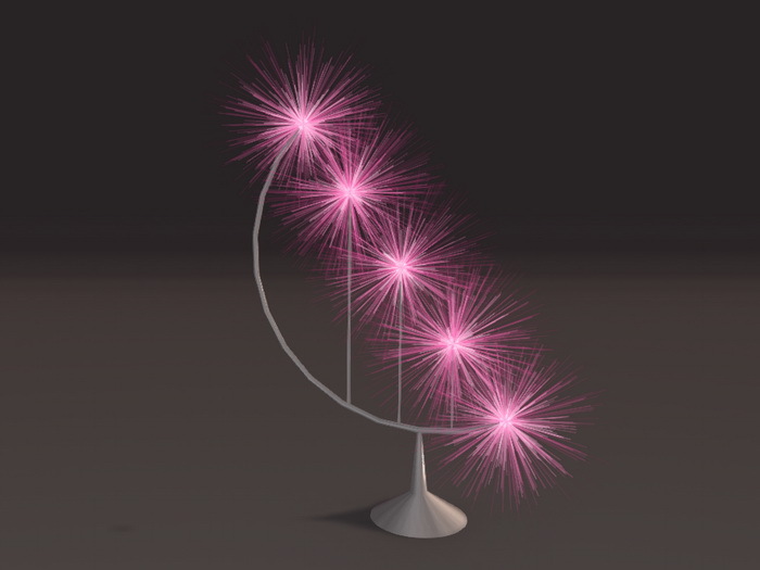 [Px] PIRISI Starburst Harp Lamp
