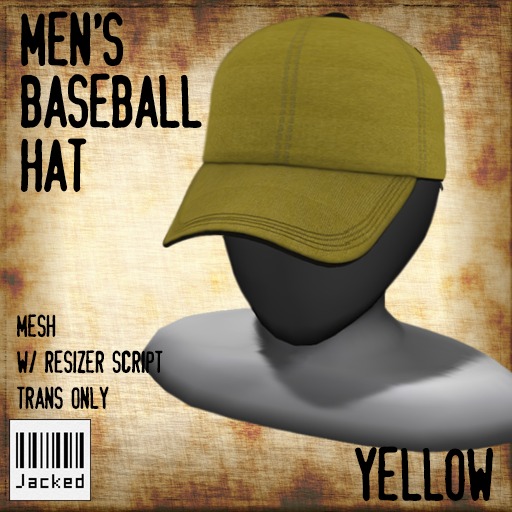 Jacked: Men's Baseball Hat - RED & WHITE DEMO