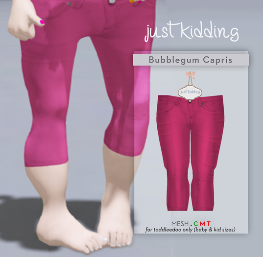 jk: capris hud - bubblegum