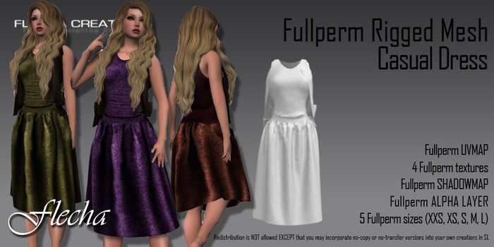 FLECHA casual dress fullperm