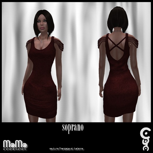 MoMo Soprano Dress red