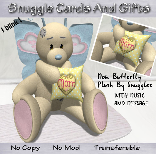 Mom Butterfly Plush By Snuggles 