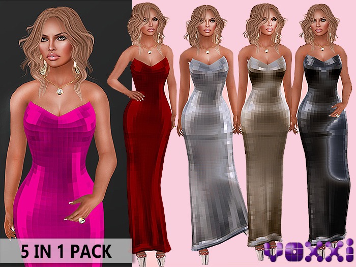 .::voxxi::. [Arelia] Sequin Dress 5 Color Pack