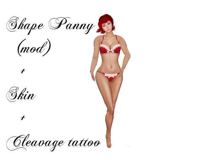 Panny  Shape(Mod) + Skin Natural_pale + Cleavage tattoo