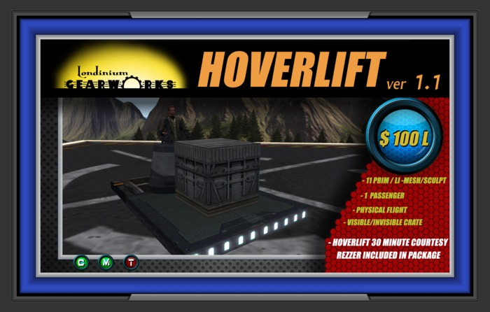 :::Londinium Gearworks::: HOVERLIFT v 1.1 CRATE
