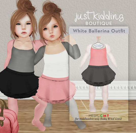 jkb: Ballerina Outfit - White