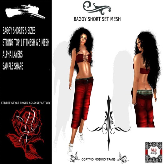 BAGGY SHORT SET FEMALE