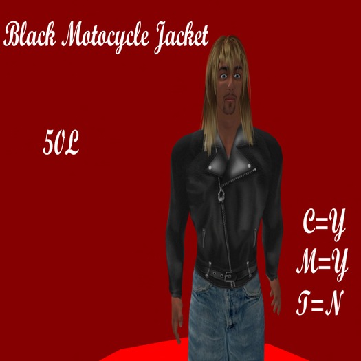 Black Motocycle Jacket