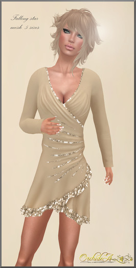 ** Orchidea** FALLING STAR champagne