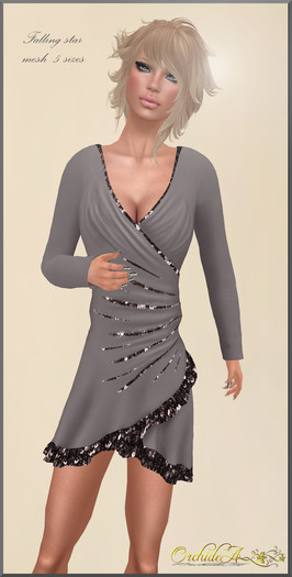 ** Orchidea** FALLING STAR silver