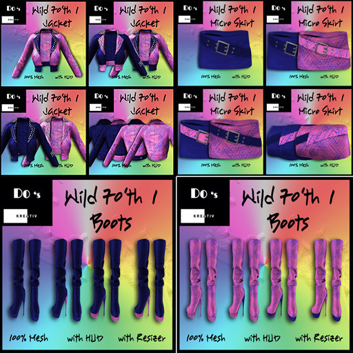 Biker Jacket Floral RED  DEMO