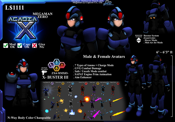 MMX03- Megaman “Acadia X” (boxed)