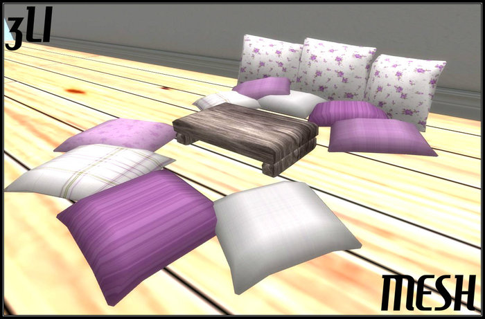 ~Calma~ Parent/Child Purple Hangout PIllows Box