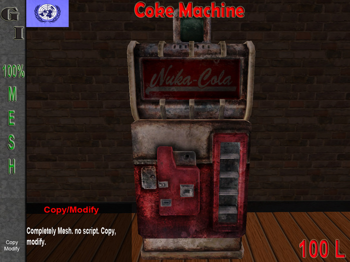 Nuka Cola pop machine Box