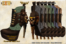 [SEW] FP tex MI87187 Steampunk Ankle Boots Woolen