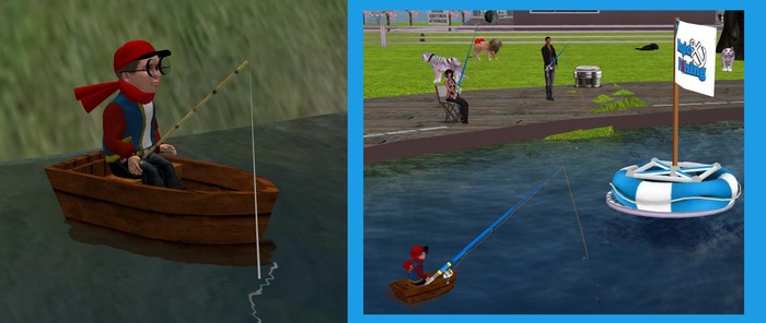 Wingsong TODDLEEDOO Mini Fishing Boat ADD with OverRide Box