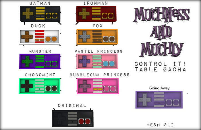 :M&M: Control It Table (Pastel Princess ONLY)