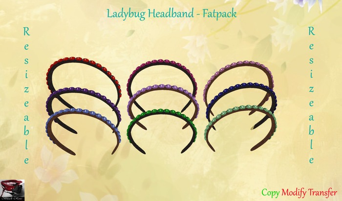 ~~{@BRV@}~~ Ladybug Headband - Fatpack {Boxed}
