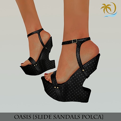 OASIS {Slide Sandals POLCA}