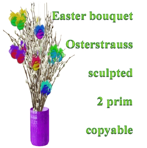 * GuTi easter bouquet Osterstrauss 2 prim pink
