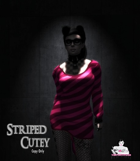 *[TU]* Striped Cutey - Pink