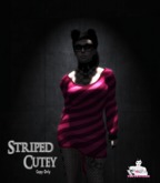 *[TU]* Striped Cutey - Pink