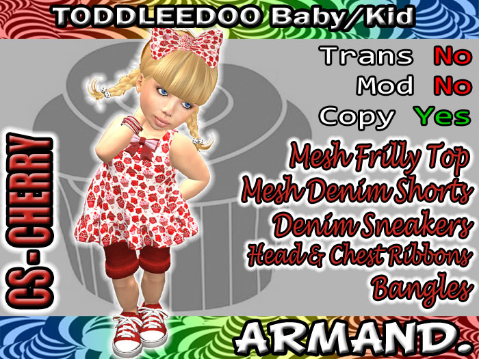 --ARMAND-- CUPCAKES STORM - CHERRY