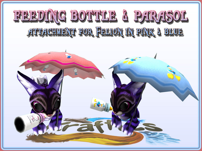 Feeding bottle & parasol