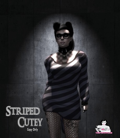 *[TU]* Striped Cutey - Grey