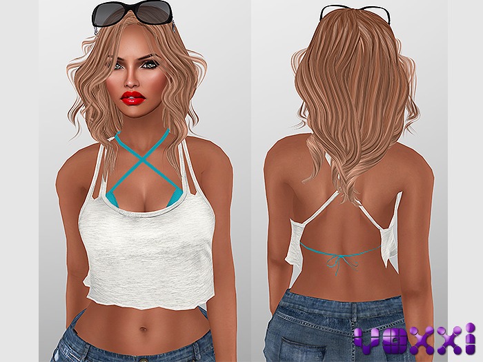 .::voxxi::. [Jess] Bikini'n Top Gray - Blue