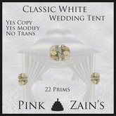 Classic White Wedding Tent - White