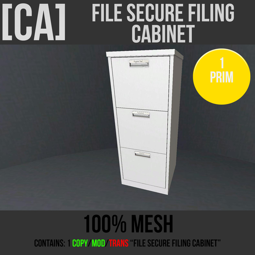 [CA] File Secure Filing Cabinet