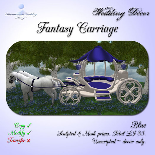 Fantasy Carriage [Blue] [Boxed]