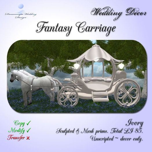 Fantasy Carriage [Ivory] [Boxed]