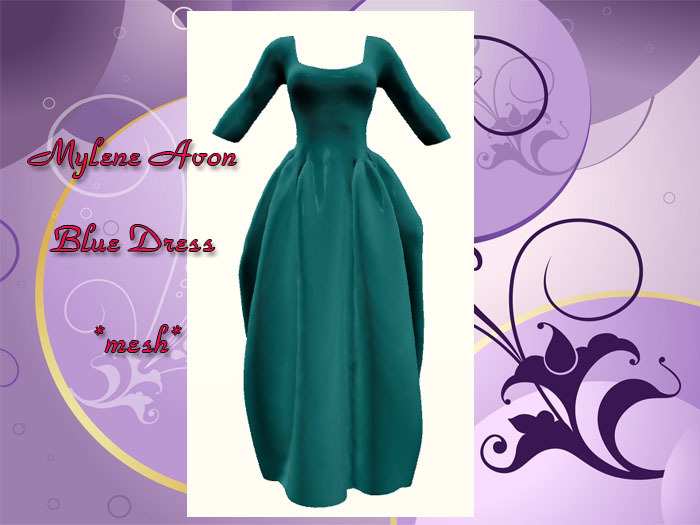 M.Avon - Blue Dress mesh