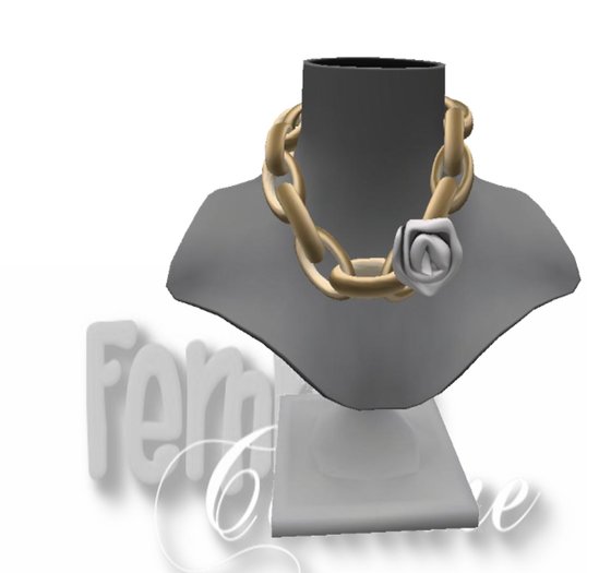 !fc Chunky Statement Necklace (blanc)