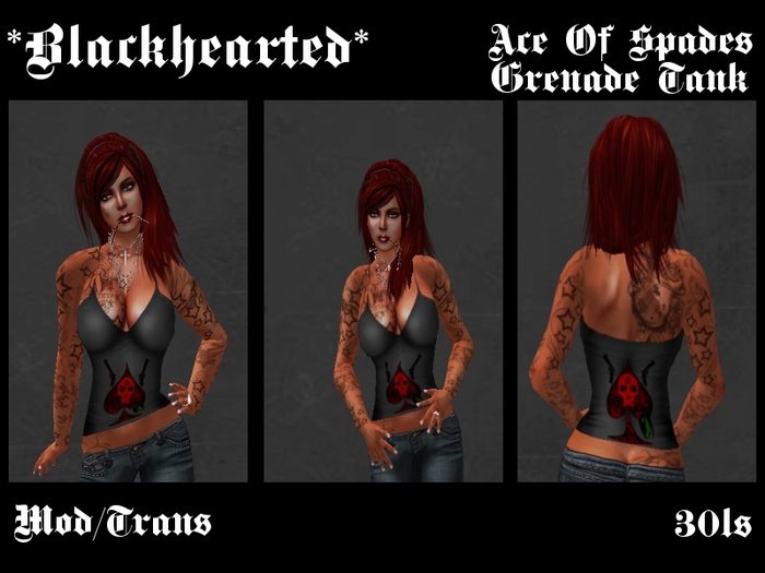 *Blackhearted* Tanks FatPack