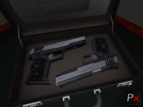 Second Life Marketplace - PX - Gun Briefcase V2 Hit man (Boxed)