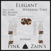 Elegant Wedding Tent - Red