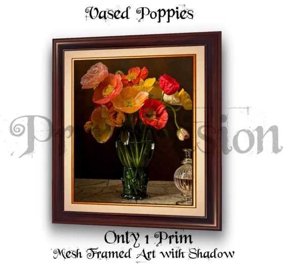 Vased Poppies