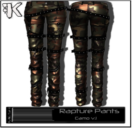 FK! - Rapture Pants - Camo V.1 