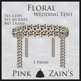 Floral Wedding Tent - Red2