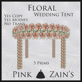 Floral Wedding Tent - Pink2