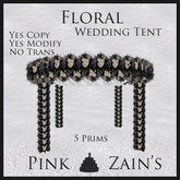 Floral Wedding Tent - Purple
