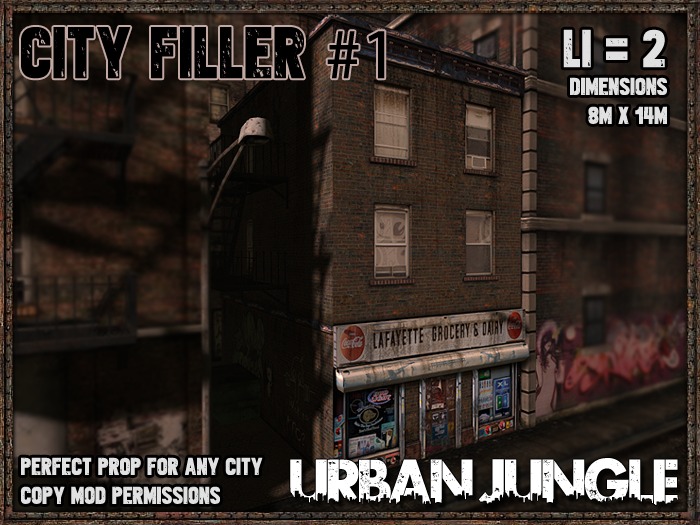 CITY FILLER 1 - MESH - URBAN JUNGLE