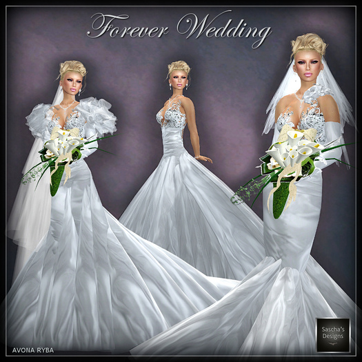 SAS - Waterfall Wedding Gown