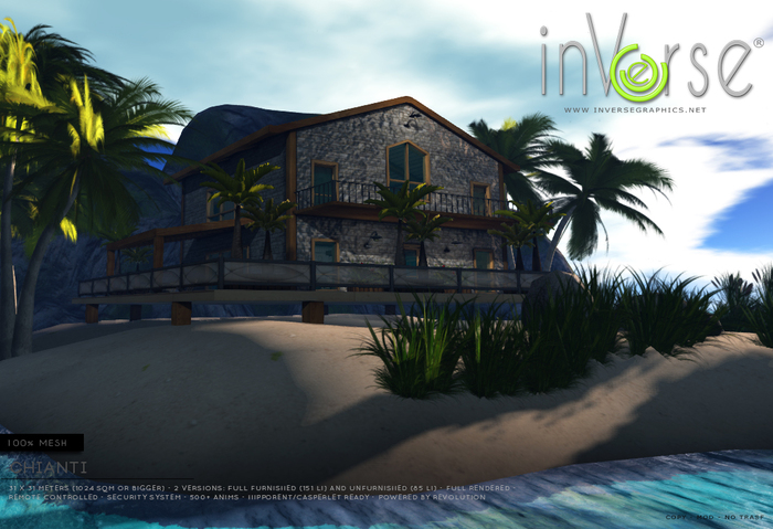 ☰ inVerse ☰ Chianti -  full furnished *mesh*  house  500+ anims