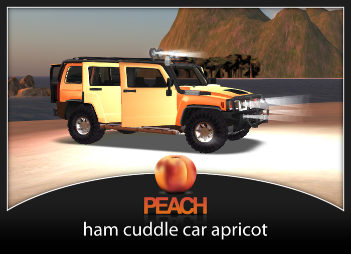 PEACH - ham cuddle car apricot MP