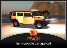 PEACH - ham cuddle car apricot MP