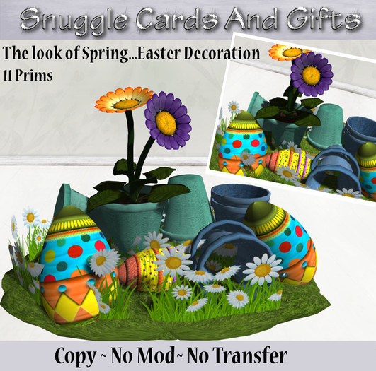 The look of Spring...Easter Decoration By Snuggles 